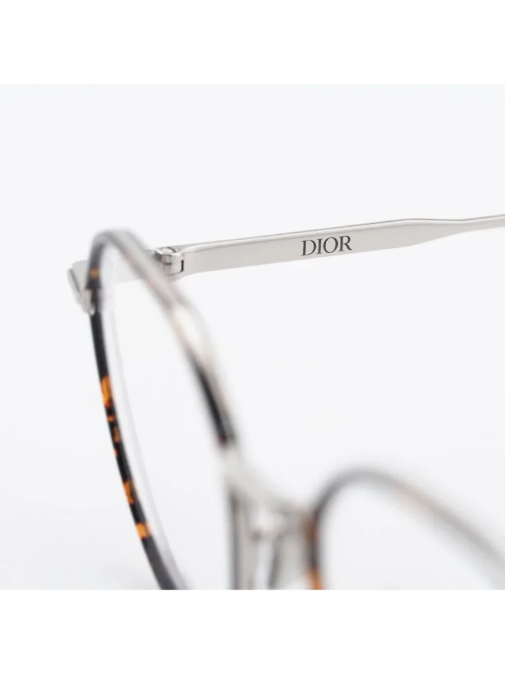Dior DIORBLACKSUIT O R3U F500 Eyeglasses Silver 49mm Square Frame